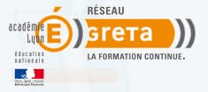 logo réseau des GRETA de l'académie de Lyon